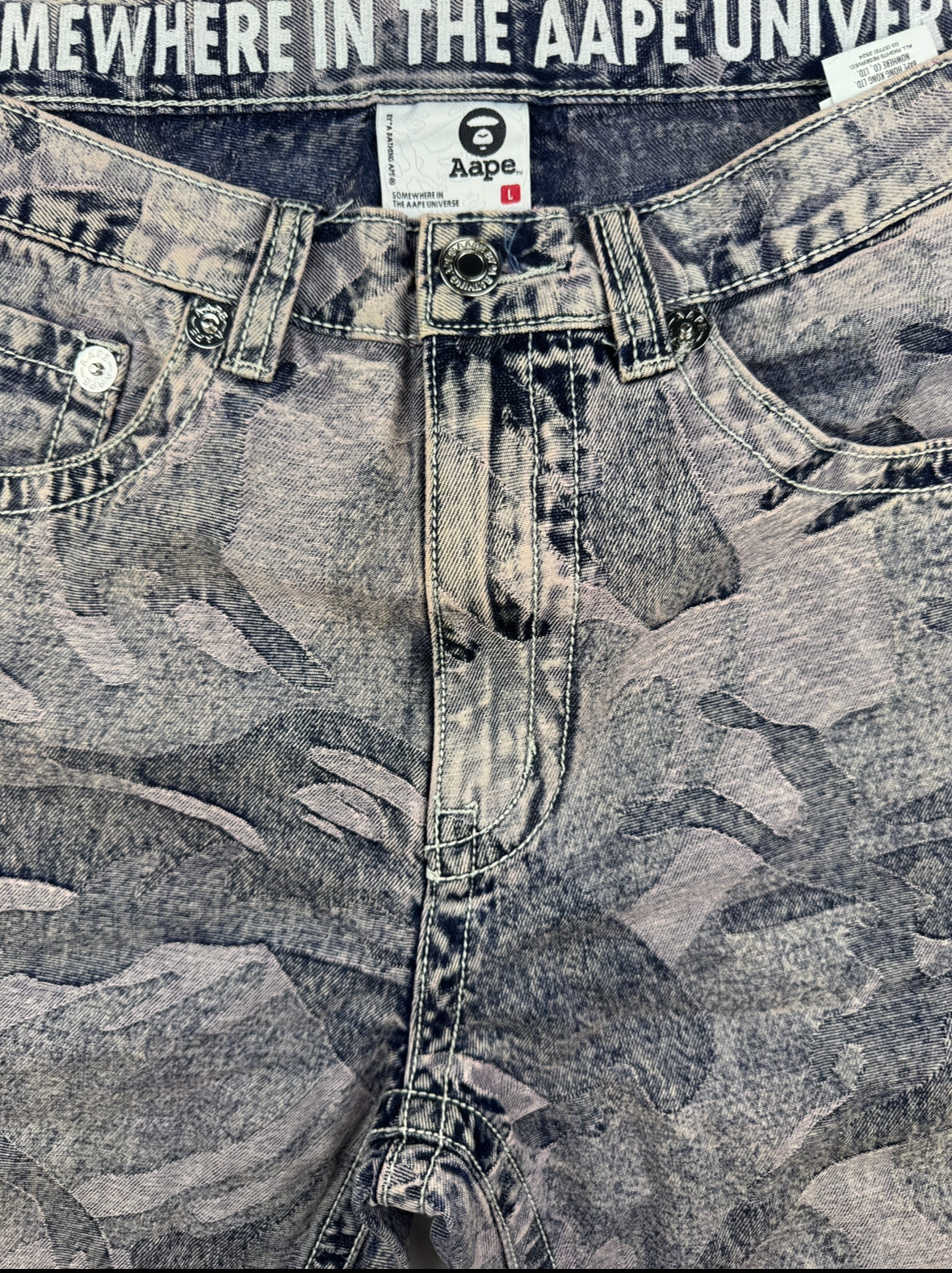 Bape Baggy Jeans (L)